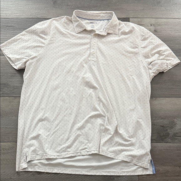 Johnnie-O Cream Shirt with Red and Blue Details - Picture 2 of 2